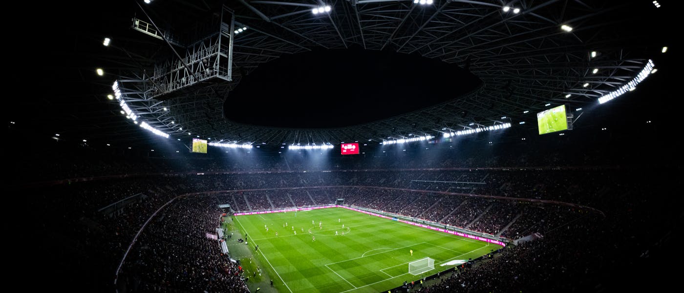 Football stadium at night โ Sportbet Tanzania sports betting guide